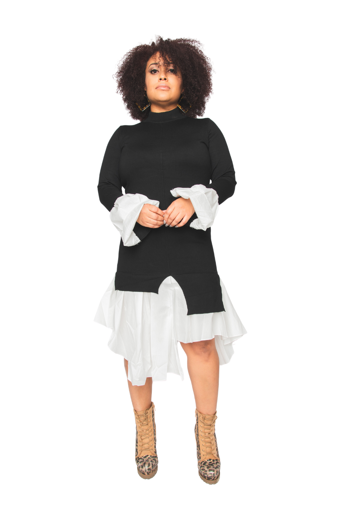 Fitted Sweater Dress