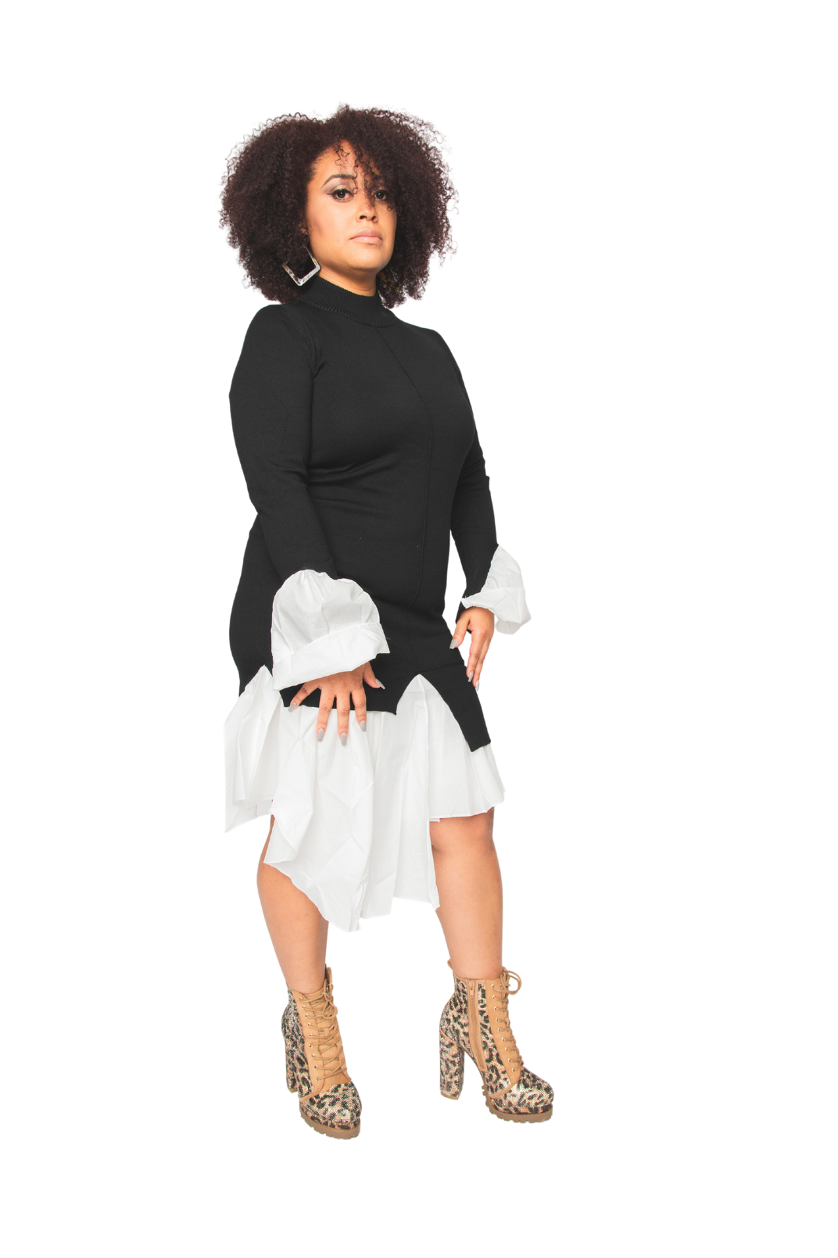 Fitted Sweater Dress